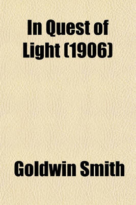 Book cover for In Quest of Light (1906)