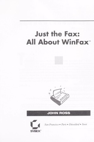 Cover of Just the Fax