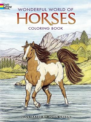 Cover of Wonderful World of Horses Coloring Book