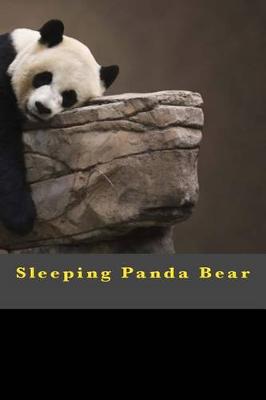 Book cover for Sleeping Panda Bear Journal