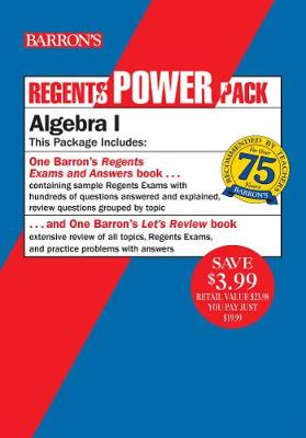 Cover of Regents Algebra I Power Pack