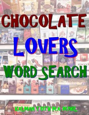 Book cover for Chocolate Lovers Word Search