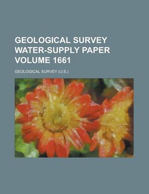 Book cover for Geological Survey Water-Supply Paper Volume 1661