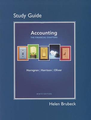 Book cover for Study Guide for Accounting, Chapters 1-15 (Financial chapters)