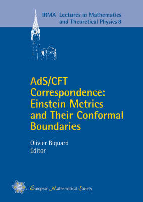 Cover of AdS/CFT Correspondence - Einstein Metrics and Their Conformal Boundaries