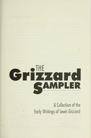 Cover of The Grizzard Sampler