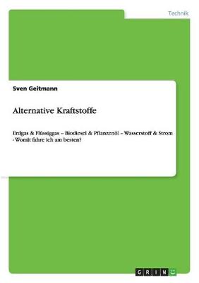 Book cover for Alternative Kraftstoffe