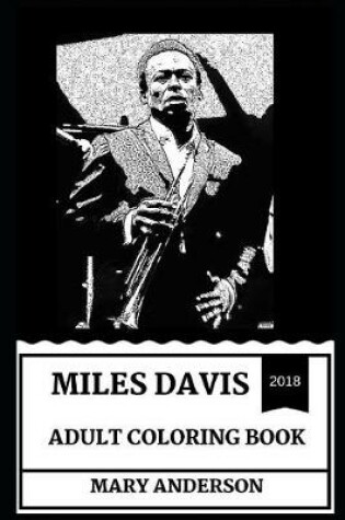 Cover of Miles Davis Adult Coloring Book