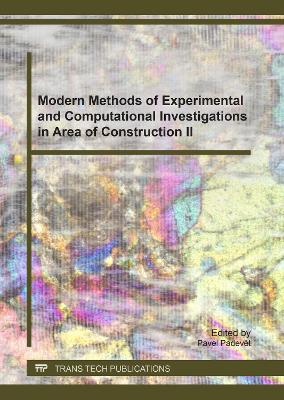 Book cover for Modern Methods of Experimental and Computational Investigations in Area of Construction II