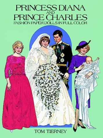 Book cover for Princess Diana and Prince Charles Fashion Paper Dolls