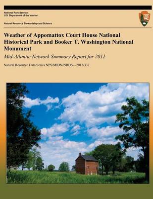 Book cover for Weather of Appomattox Court House National Historical Park and Booker T. Washington National Monument