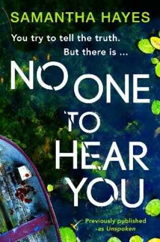 Cover of No One To Hear You: An edge-of-your-seat psychological thriller with a shocking twist