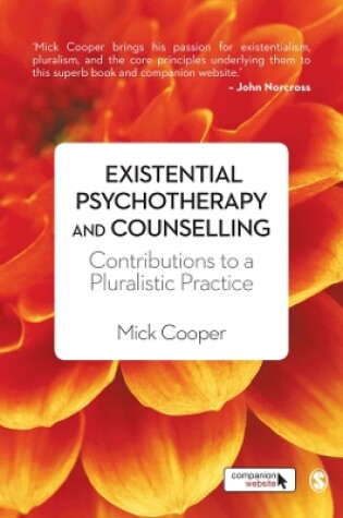 Cover of Existential Psychotherapy and Counselling