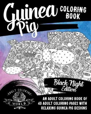 Book cover for Guinea Pig Coloring Book