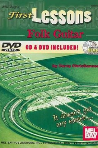 Cover of First Lessons Folk Guitar Book/CD/DVD Set