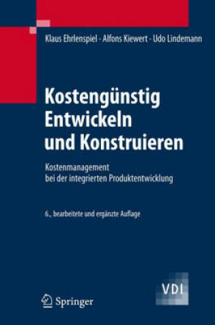 Cover of Kosteng Nstig Entwickeln Und Konstruieren