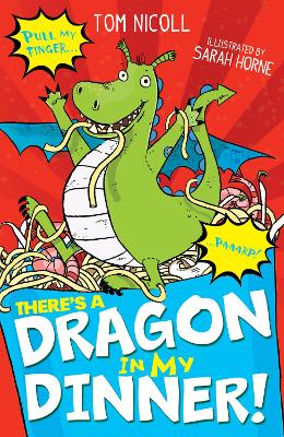 Book cover for There's a Dragon in my Dinner!