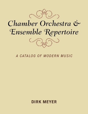 Cover of Chamber Orchestra and Ensemble Repertoire