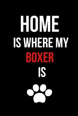 Book cover for Home is Where My Boxer Is