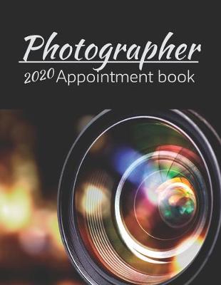 Book cover for 2020 Photographer appointment book