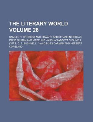 Book cover for The Literary World Volume 28