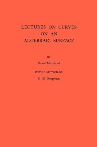 Cover of Lectures on Curves on an Algebraic Surface. (AM-59), Volume 59