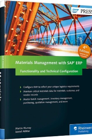 Cover of Materials Management with SAP ERP: Functionality and Technical Configuration