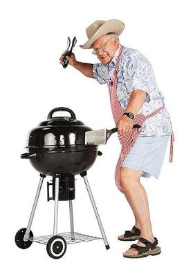 Book cover for Grill Recipe Journal Funny Grilling Grandpa