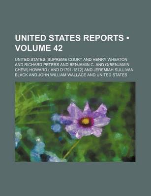 Book cover for United States Reports (Volume 42)