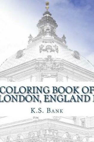 Cover of Coloring Book of London, England I