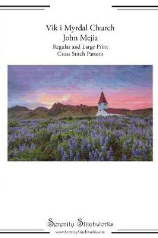 Cover of Vik i Myrdal Church Cross Stitch Pattern - John Mejia