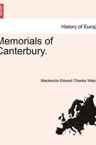 Cover of Memorials of Canterbury.