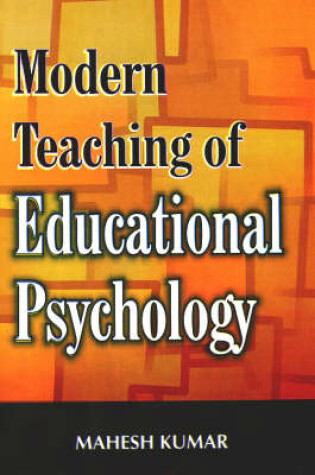 Cover of Modern Teaching of Educational Psychology