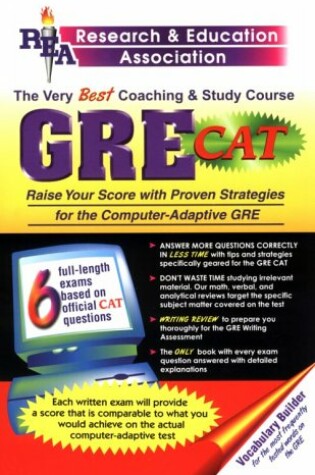 Cover of The Very Best Coaching and Study Course Gre Cat