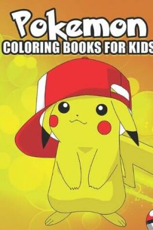 Cover of pokemon coloring books for kids