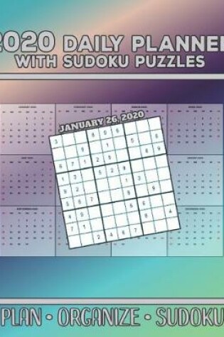 Cover of 2020 Daily Planner with Sudoku Puzzles