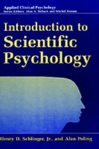 Cover of Introduction to Scientific Psychology