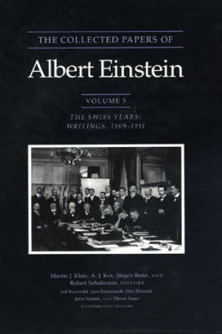 Cover of The Collected Papers of Albert Einstein, Volume 3