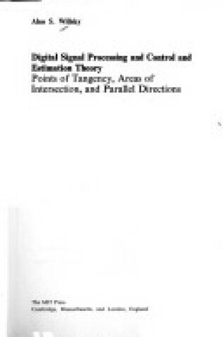 Cover of Digital Signal Processing and Control and Estimation Theory