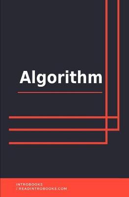 Book cover for Algorithm