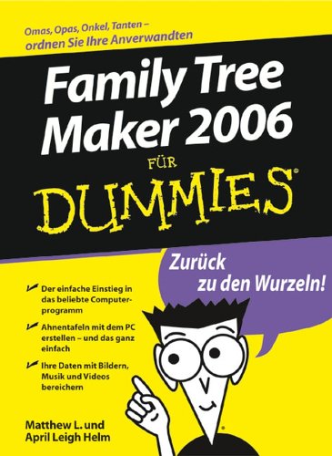 Book cover for Family Tree Maker Fur Dummies