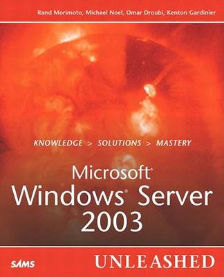 Book cover for Microsoft Windows Server 2003 Unleashed