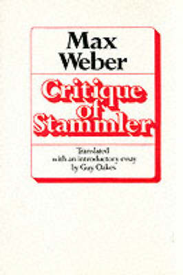 Book cover for Critique of Stammler