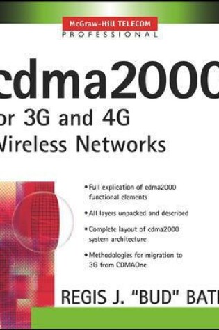 Cover of cdma2000 for 3G and 4G Wireless Networks