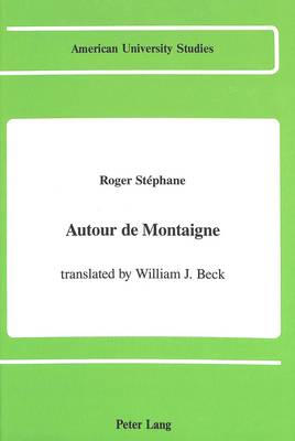 Cover of Autour De Montaigne