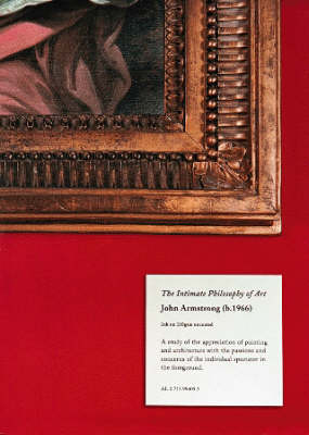 Book cover for The Intimate Philosophy of Art