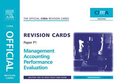 Book cover for Cima Revision Cards Management Accounting Performance Evaluation