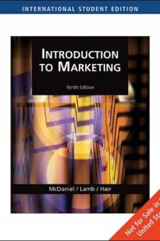 Cover of Introduction to Marketing, International Edition