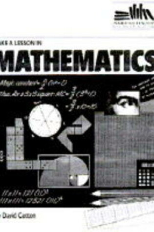 Cover of Take a Lesson in Maths