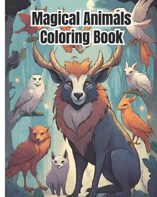 Book cover for Magical Animals Coloring Book